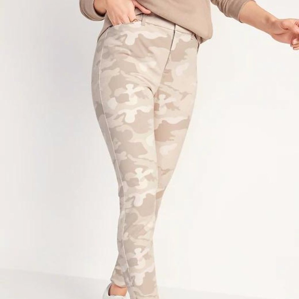 Old Navy High-Waisted Patterned Pixie Ankle Pants New - Picture 4 of 7